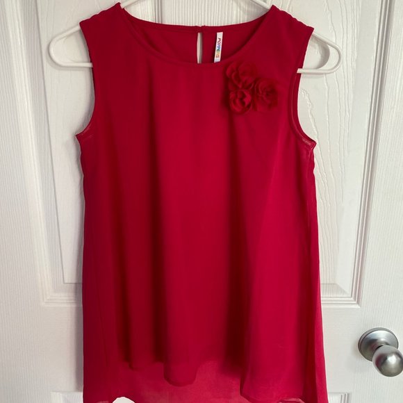Poppers Flowy Pink Top - Picture 1 of 1